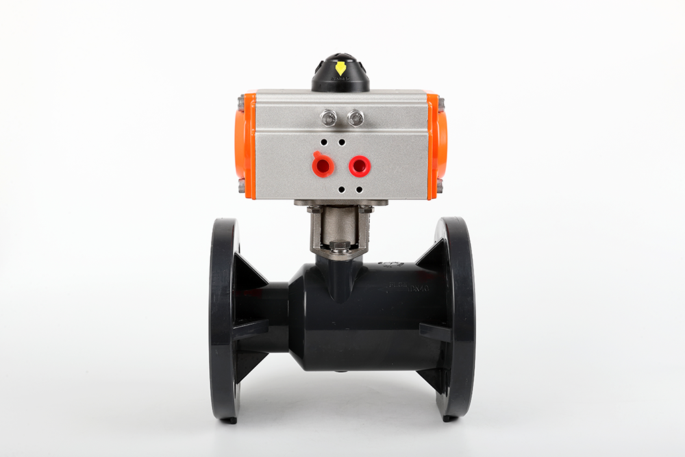 金州气动法兰一体球阀